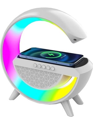 Rgb Ledli ve Kablosuz Telefon Şarjlı Bluetooth G Hoparlör