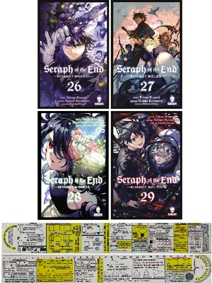 Seraph Of The End 26-27-28-29. Ciltler Manga Seti + Mat. Öğreten Cetvel