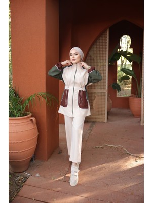 MİMİ LUXURY WEAR Tesettür Eşofman Takımı Fermuarlı 460