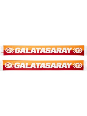 Galatasaray Lisanslı Sarı Kırmızı Atkı ve 3`lü Bileklik