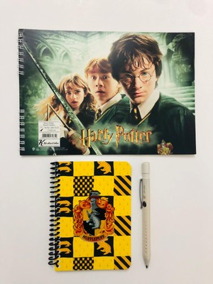 Keskin Kırtasiye Seti ( Harry Potter Resim Defteri 17*25 - Not Defteri - Üçgen Uçlu Kalem )-1