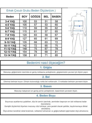 1251 Garson Likralı Fletolu Lastikli Okul Pantolonu (6-9)