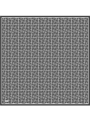 Belli Twill Ipek Eşarp - 4062-53 Füme Gri