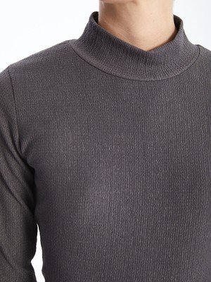 Dik Yaka Kadın Body