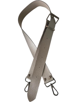 Yumakça Kemer Tokalı Ayarlanabilir Çanta Askısı 130 Cm* 4 cm Gümüş Renk Krom Kancalı