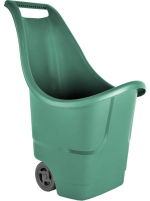 Fidan Sepetim Bahçe Arabası 50 Litre - Yeşil Renk