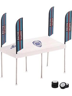 Toyfest Mini Gt 1:64 Martini Racing Paddock Servis Çadırı Seti