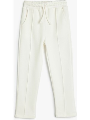 Koton Basic Eşofman Altı Nervürlü Beli Lastikli Cepli