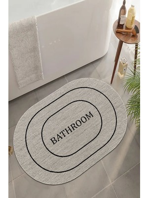 Tekno Trust Kaymaz Taban Yıkanabılır40x60 Banyo Halisi Paspas