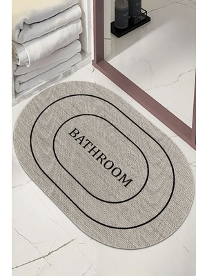 Tekno Trust Kaymaz Taban Yıkanabılır40x60 Banyo Halisi Paspas