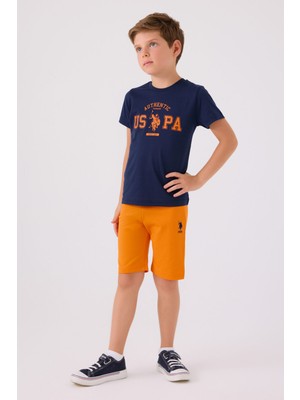 U.S. Polo Assn. U.S. Polo Assn Erkek Çocuk Lacivert Bermuda Takım