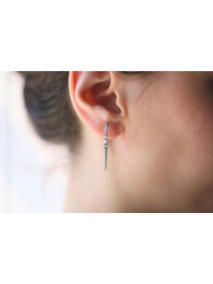 Noche Diamond 0,54 Karat Baget Pırlanta Küpe