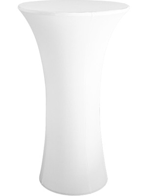 Cosy Tr Osaka Bıstro Masa Örtüsü Bı Stretch - 60 cm Çap - Beyaz