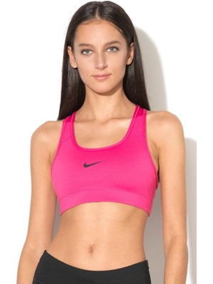 Nike Dri Fit Victory Compression Bra Kadın Bustiyer Sporcu Sütyeni Pembe