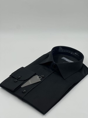 Italyan Stil Slim Fit Erkek Dik Yaka Gömlek