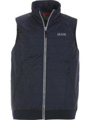 Slam Lacivert Erkek Dik Yaka Regular Fit Yelek A126001S00_ACT Graphene Rstop Vest