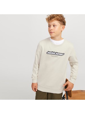 Jack & Jones Çocuk Logo Baskılı Bisiklet Yaka Sweatshirt - Vesterbro