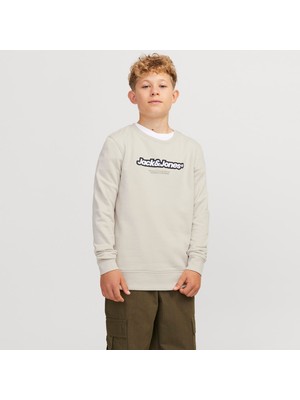 Jack & Jones Çocuk Logo Baskılı Bisiklet Yaka Sweatshirt - Vesterbro