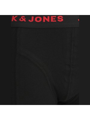 Jack & Jones Çocuk 3'lü Düz Boxer Paketi - Black