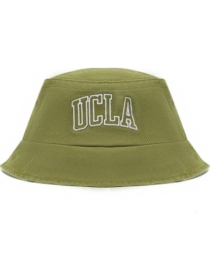 JOAQUIN Yeşil Bucket Nakışlı - Unisex Şapka