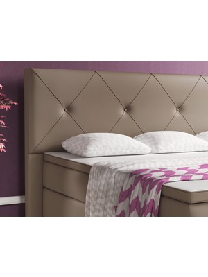 Oxford Suni deri 3 Lü Set (YATAK+BAZA+BAŞLIK)180X200