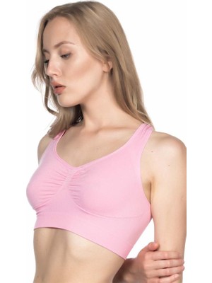 BYR Byrbrf Pembe 4001 Soft Sporcu Büstiyer Byrnew