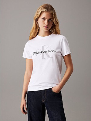 Calvin Klein Ss Monologo Crewneck Tee