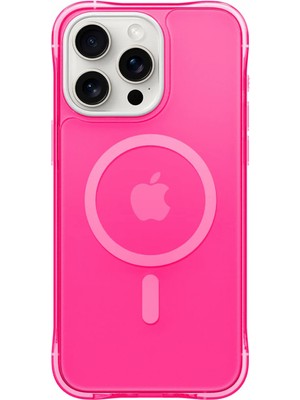 Spigen Ciel by CYRILL Apple iPhone 15 Pro ile Uyumlu Kılıf Ultra Sheer Mag MagSafe özellikli Hot Pink - ACS06768