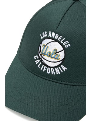 Ucla Jamul Yeşil Baseball Cap Nakışlı Şapka