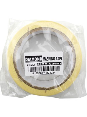 Diamond Maskeleme(Krepe) Bandı 36MMX25M 1 Adet