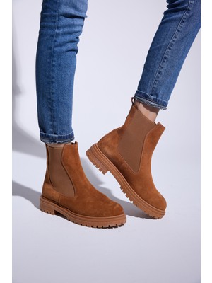 Eric Nurnberg Aleyna Hakiki Deri Kadın Süet Bot