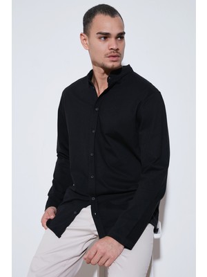 Buratti % 100 Pamuk Slim Fit Hakim Yaka Gömlek Erkek Gömlek 5902800