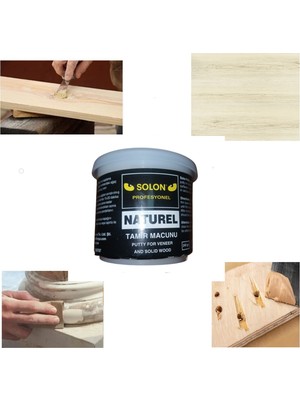 Solon Ahşap Masif ve kaplama Tamir Macunu Naturel 240 Gr.