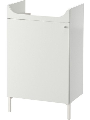 Tekno Trust Banyo Dolabı, Lavabo Dolabı, Beyaz, 50X83 cm