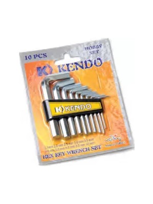 Kendo 6 Köşe Alyan Seti 10 Parça