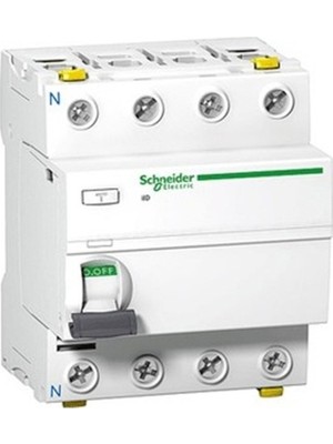 Schneider 4 Kutuplu Trifaze 4p 40A 30MA Kaçak Akım Rölesi