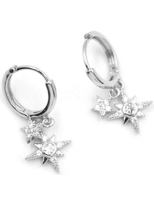 Royaleks Kutup Yıldızı Küpe - Gümüş