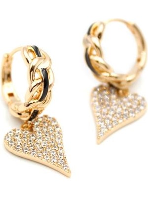 Royaleks Kalp Küpe - Altın