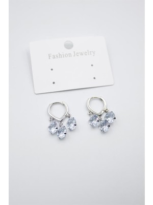 Royaleks Taşlı Küpe - Gümüş