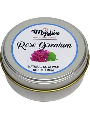 Ynt İthalat Soya Wa x   Mum Kokulu Tenekede Rose Grenium