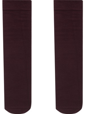 Penti Bordo Klasik Pantolon Çorabı
