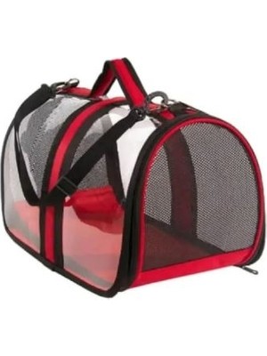 Flybag Kedi Köpek Kuş Seyahat Taşıma Çantası Şeffaf Omuz Askılıklı Evcil Hayan Çantası