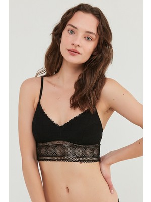 Penti Siyah Lolly Bralet