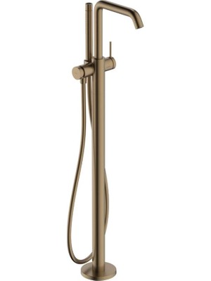 Hansgrohe Tecturis S Tek Kollu Küvet Bataryası Mat Bronz 73440140