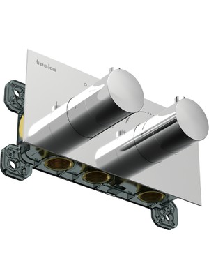 Teska Termostatik İki Yönlü Banyo Batarya Gövdesi-Krom