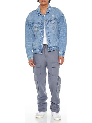 F21 Denim Trucker Ceket