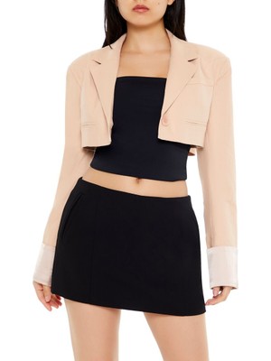 Boxy Crop Blazer Ceket