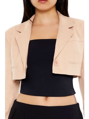 Boxy Crop Blazer Ceket