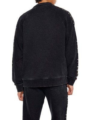 Washed French Terry Zip-Up Ceket