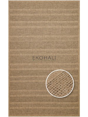 Eko Halı Salda Koleksiyonu  Jüt Görünümlü Sisal Kilim Sld 01 Natural